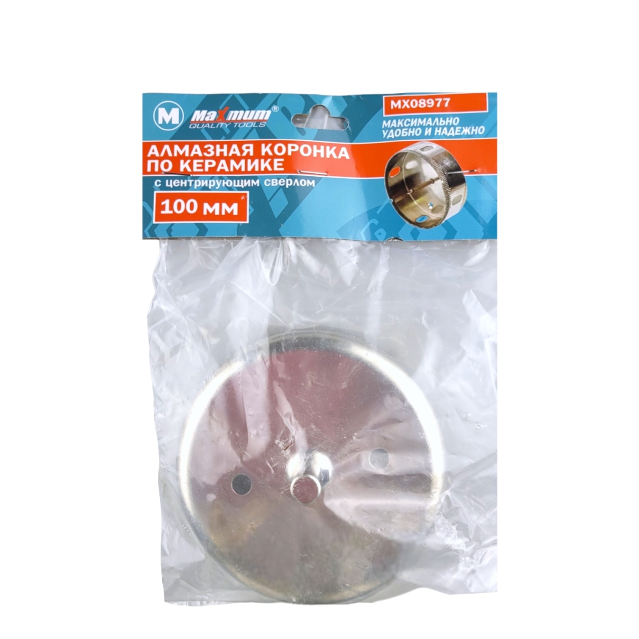 Алмазная коронка по керамике 100 мм с центрирующим сверлом, "MAXIMUM" (2705) оптом
