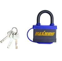 Замок навесной прорезиненный 70 мм, "MAXIMUM" (2099)